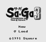 SaGa 3: Jikuu no Hasha screenshot 3 for GameBoy
